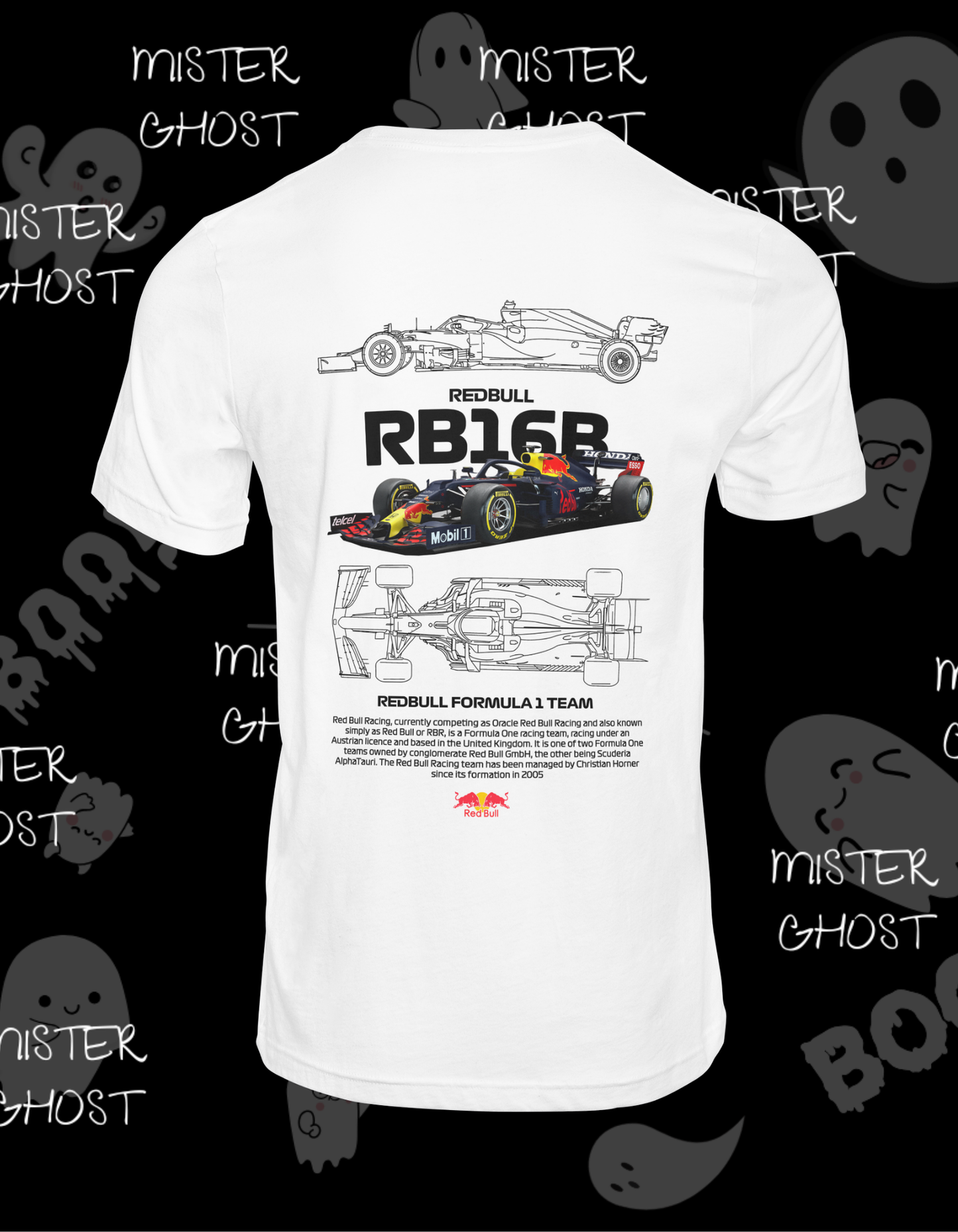 Red Bull Racing T-Shirt – Unleash the Beast of Formula 1(Regular Fit)