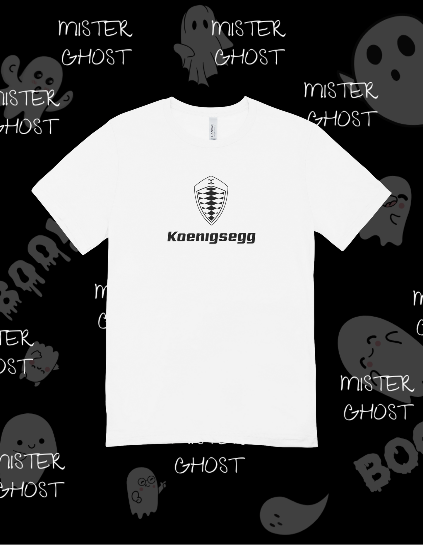 Car logo tees(Black & White) Regular Fit