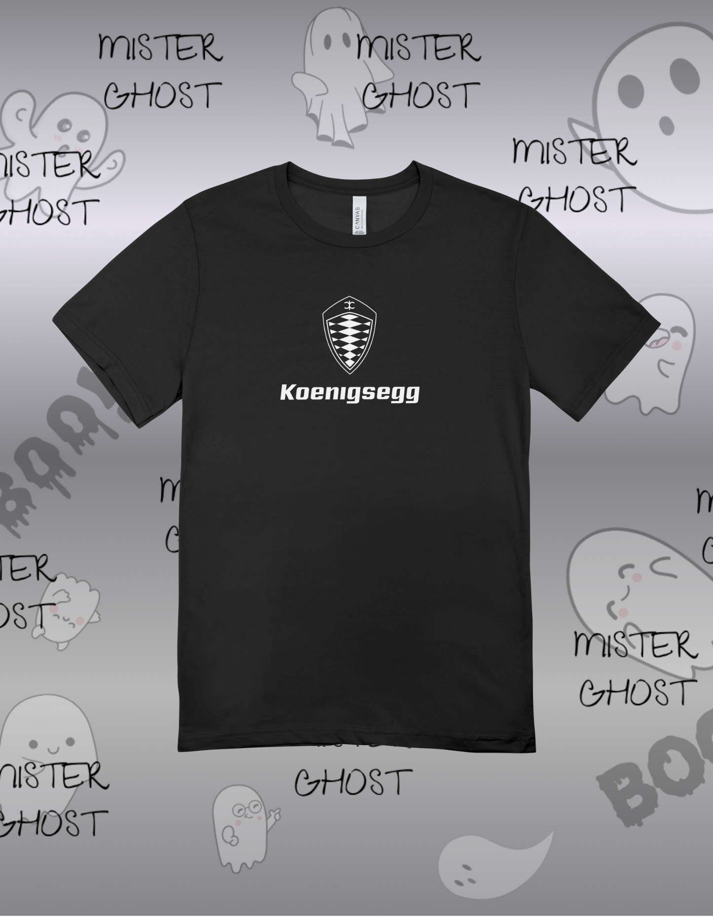 Car logo tees(Black & White) Regular Fit