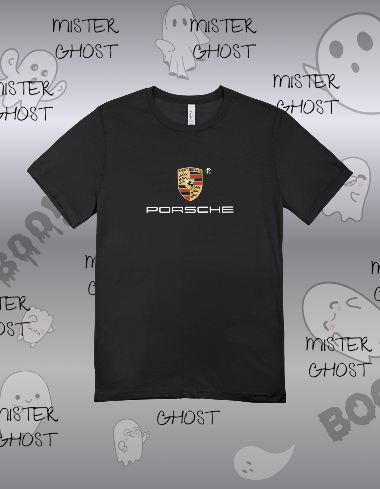 Car logo tees(Black & White) Regular Fit