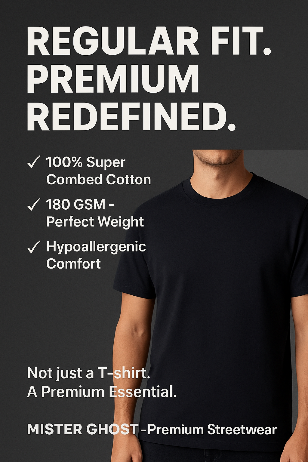 Shinobi Eyes- Anime Half Sleeve T-shirt(Regular Fit)