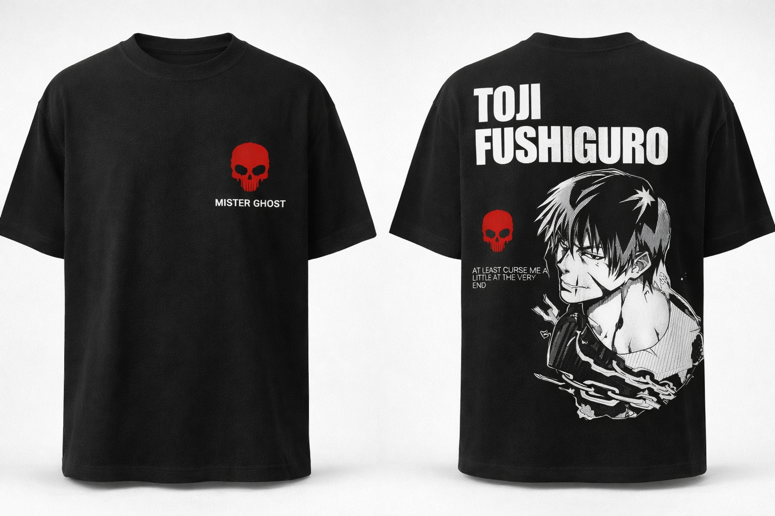 Toji Fushiguro Anime Oversized Tee