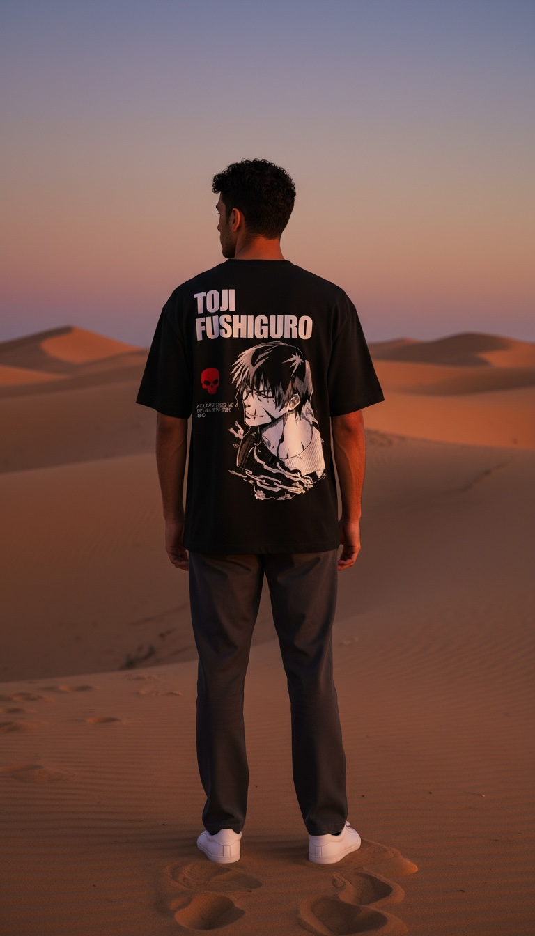 Toji Fushiguro Anime Oversized Tee
