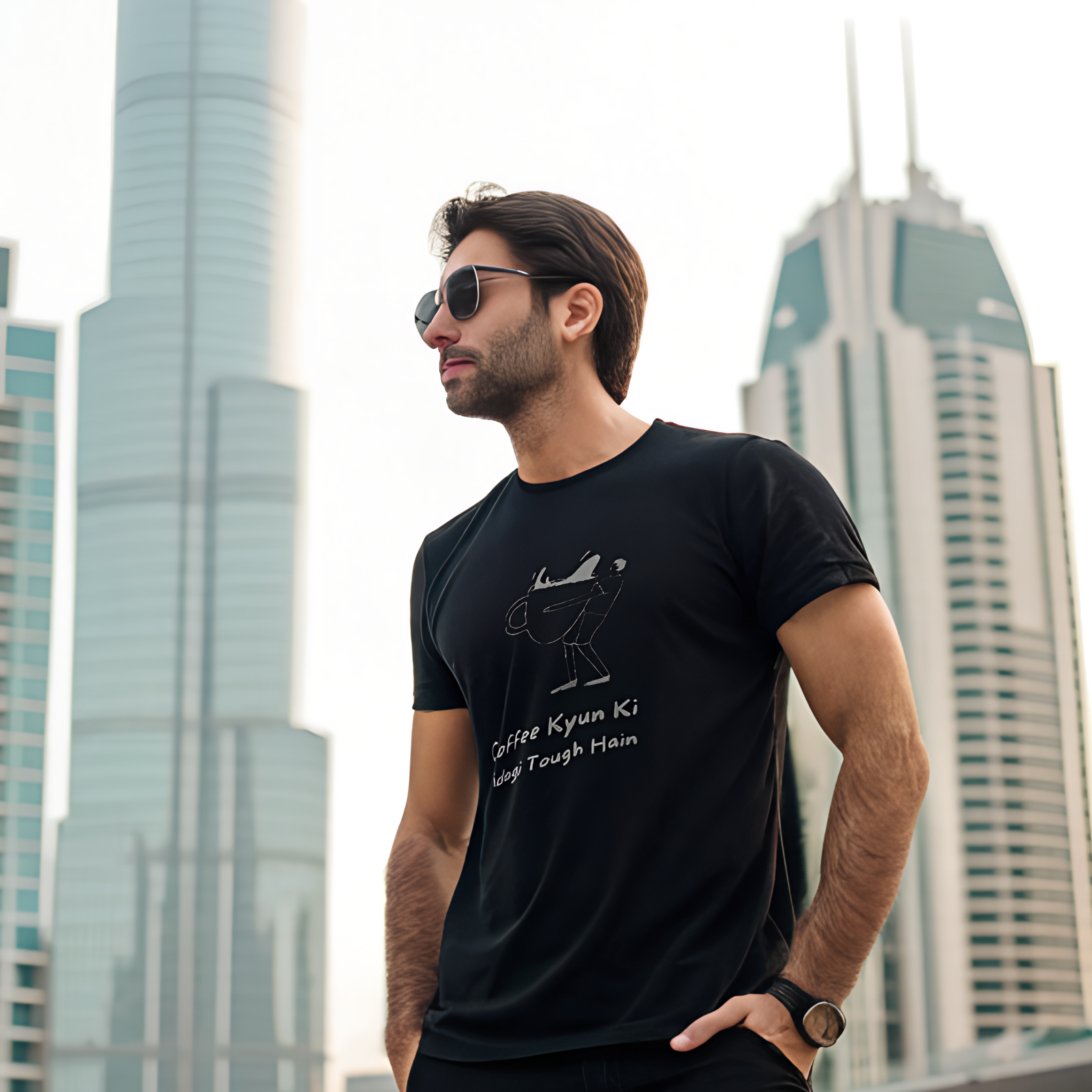 Coffee Tough Life Tee(Regular Fit)