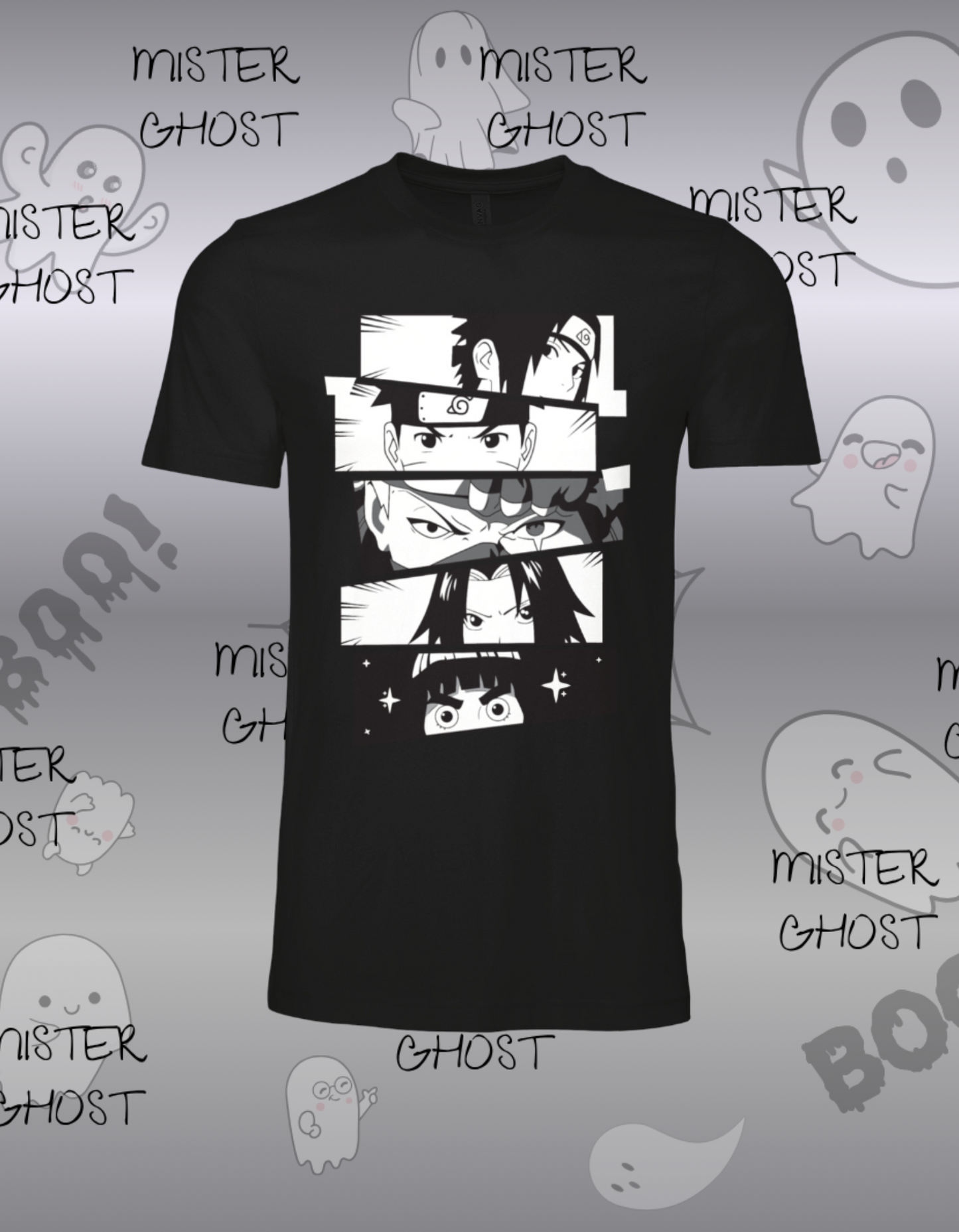 Shinobi Eyes- Anime Half Sleeve T-shirt(Regular Fit)