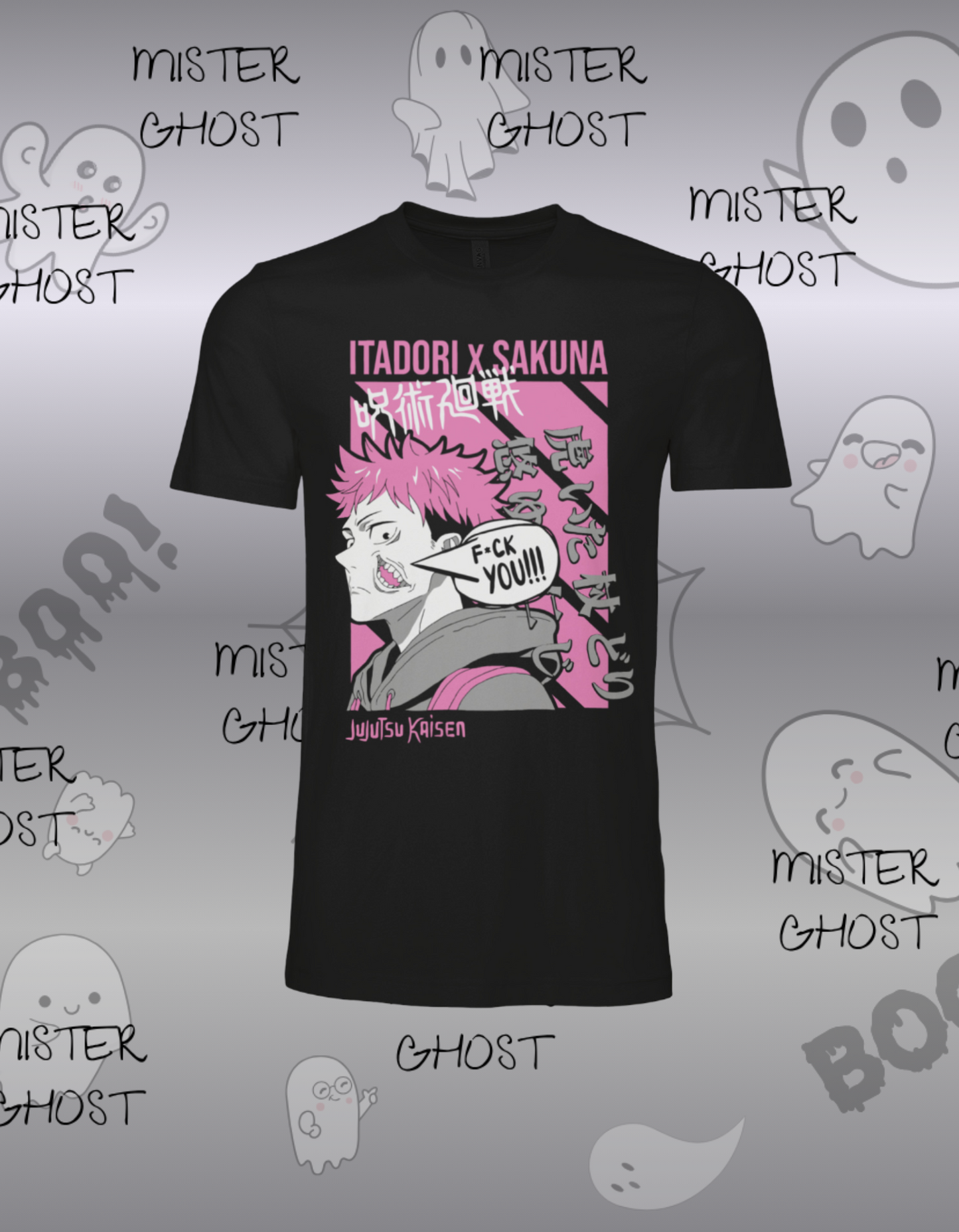 Itadori x Sakuna – Cursed Energy Tee (Regular Fit)