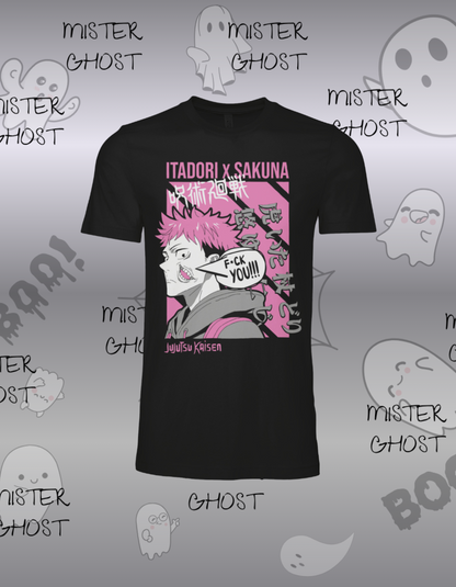 Itadori x Sakuna – Cursed Energy Tee (Regular Fit)