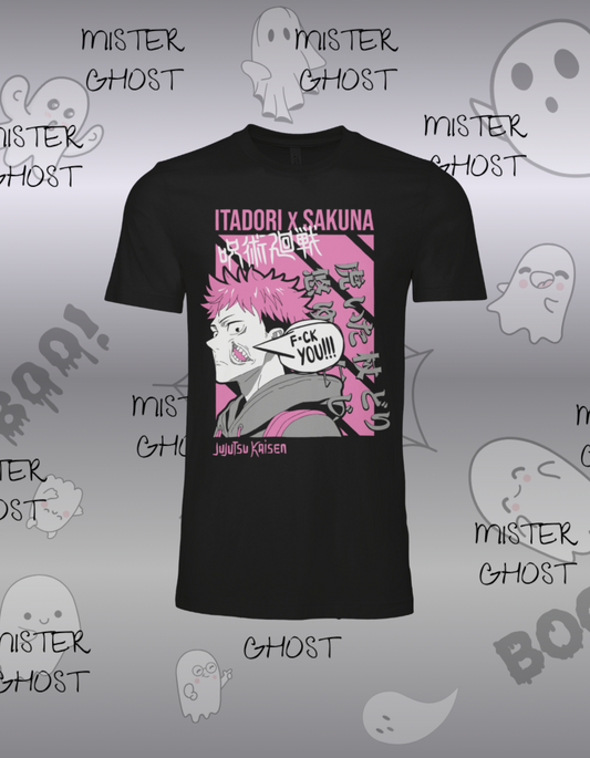 Itadori x Sakuna – Cursed Energy Tee (Regular Fit)