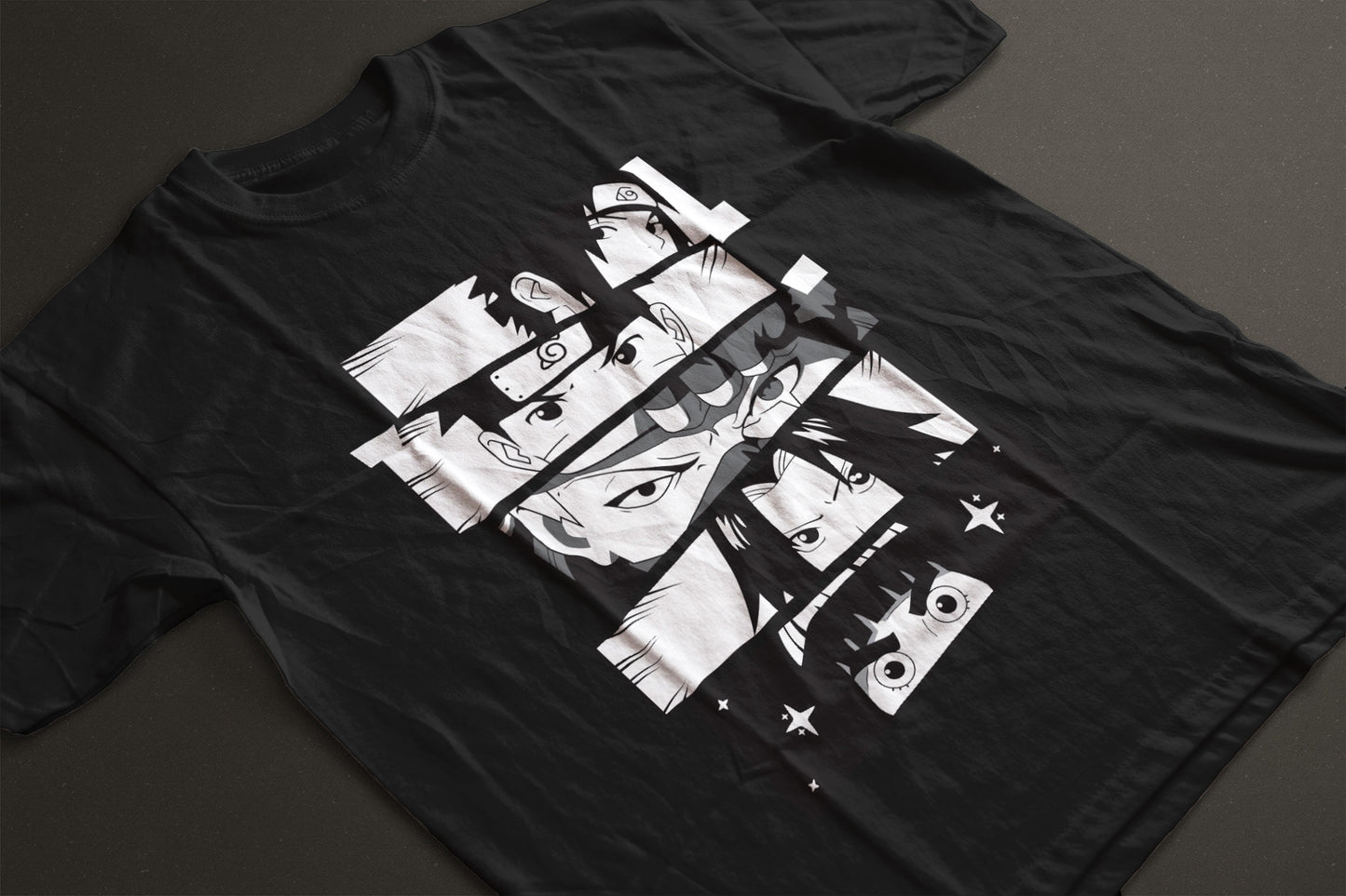 Shinobi Eyes- Anime Half Sleeve T-shirt(Regular Fit)